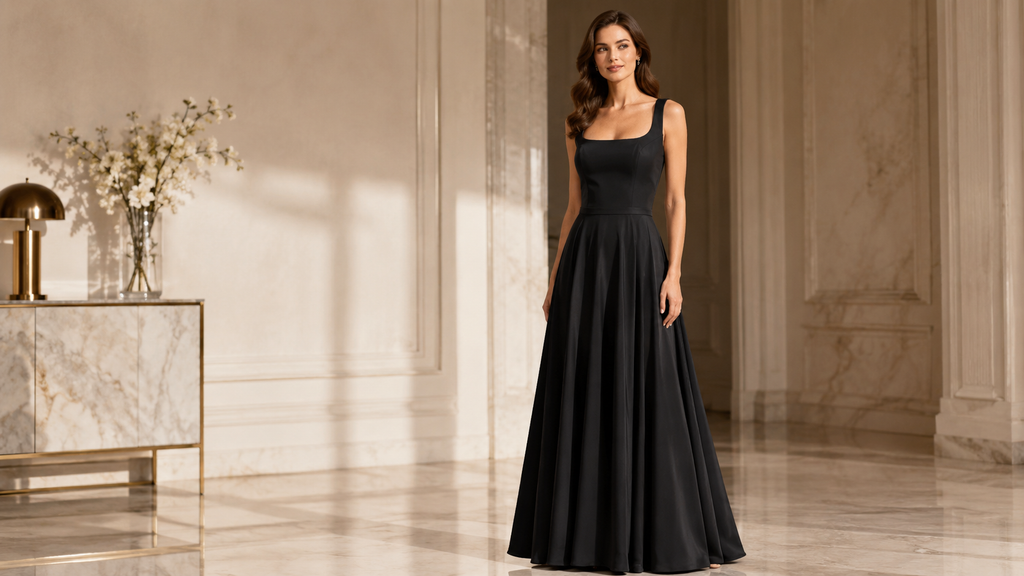 Black Saten Dress